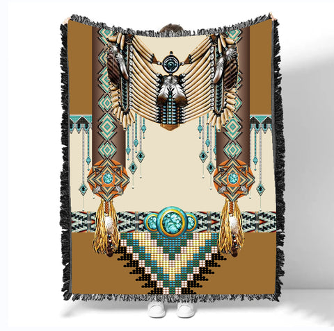 GB-NAT00059 Pattern Native Woven Blanket