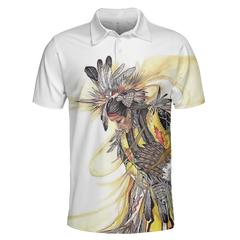 POLO0065 Native American  Polo T-Shirt 3D
