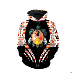 Powwow StoreHD0012220 Pattern Native Pride 3D Hoodie