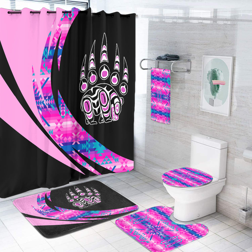 BS-000366 Pattern Native American Bathroom Set