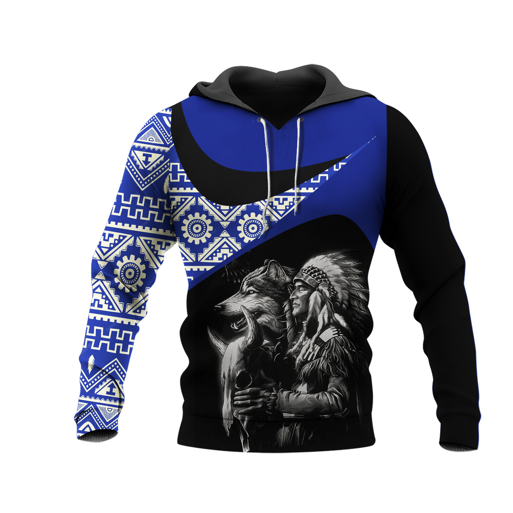 Powwow StoreHD0011433 Pattern Native Pride 3D Hoodie