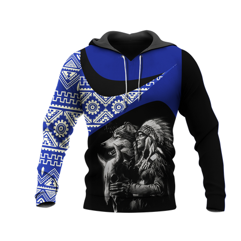 Powwow StoreHD0011433 Pattern Native Pride 3D Hoodie