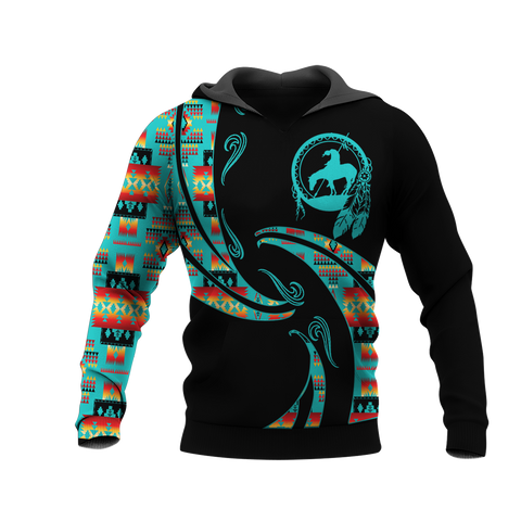 Powwow StoreHD0012379 Pattern Native Pride 3D Hoodie