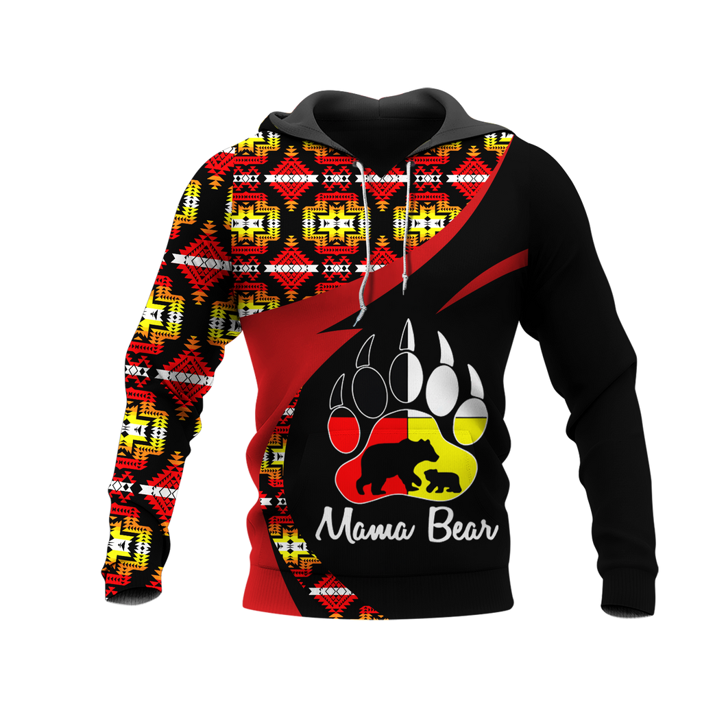 Powwow StoreHD0011297 Pattern Native Pride 3D Hoodie