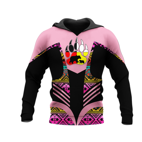 Powwow StoreHD001193 Pattern Native Pride 3D Hoodie