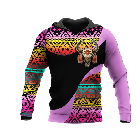 Powwow StoreHD0012016 Pattern Native Pride 3D Hoodie