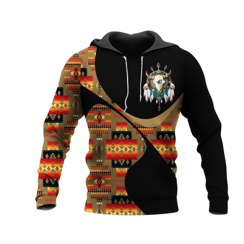 Powwow StoreHD0011669 Pattern Native Pride 3D Hoodie