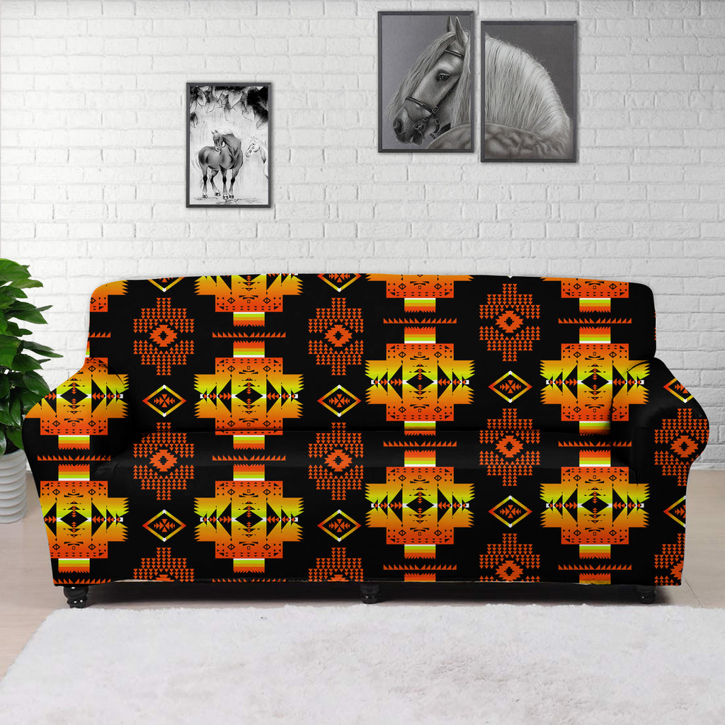 Powwow StoreGBNAT0072006 Native Tribal Pattern Native Sofa Cover