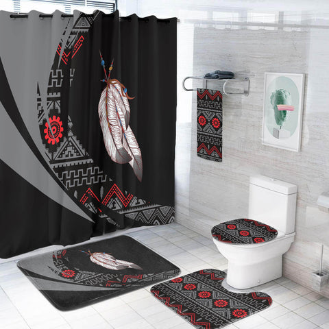 BS-000376 Pattern Native American Bathroom Set