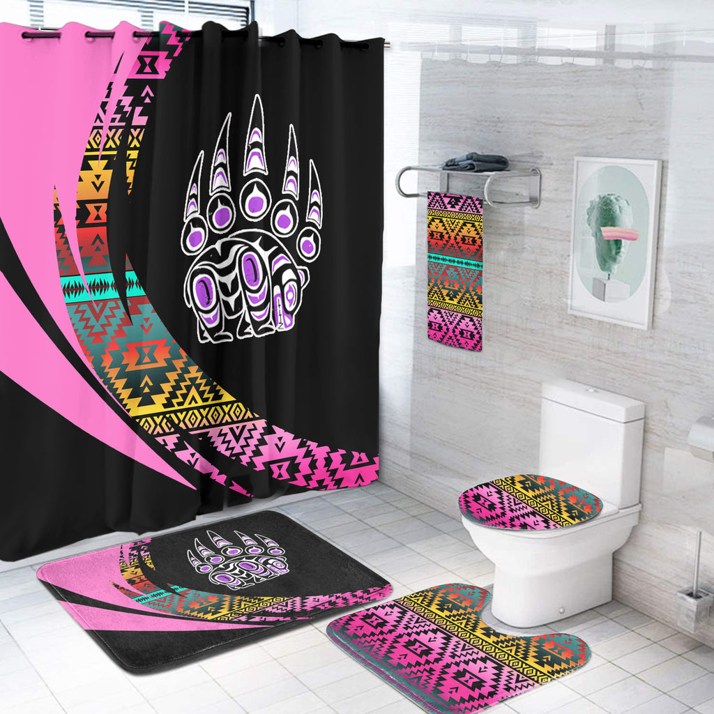 BS-000380 Pattern Native American Bathroom Set