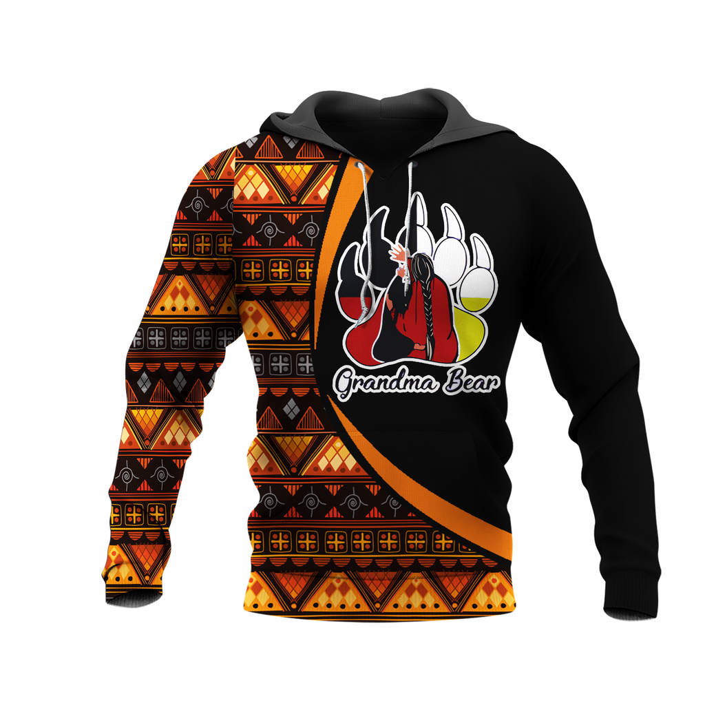 Powwow StoreHD0012244 Pattern Native Pride 3D Hoodie