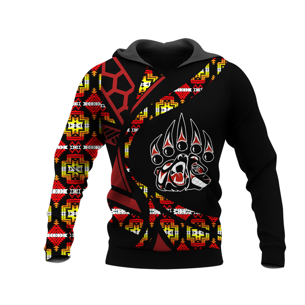 Powwow StoreHD0012410 Pattern Native Pride 3D Hoodie