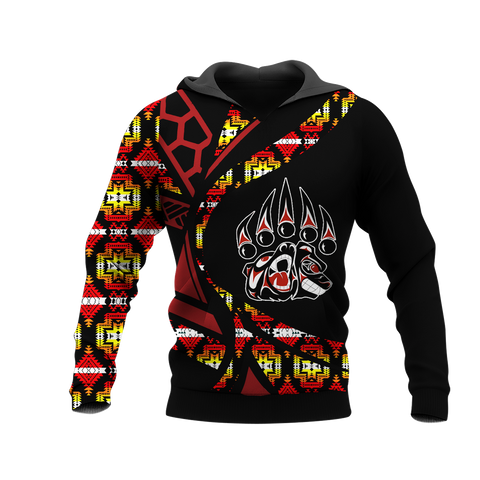 Powwow StoreHD0012410 Pattern Native Pride 3D Hoodie