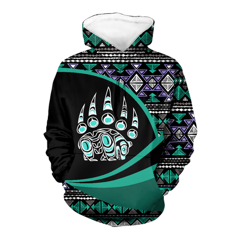 Powwow StoreHD0011499 Pattern Native Pride 3D Hoodie