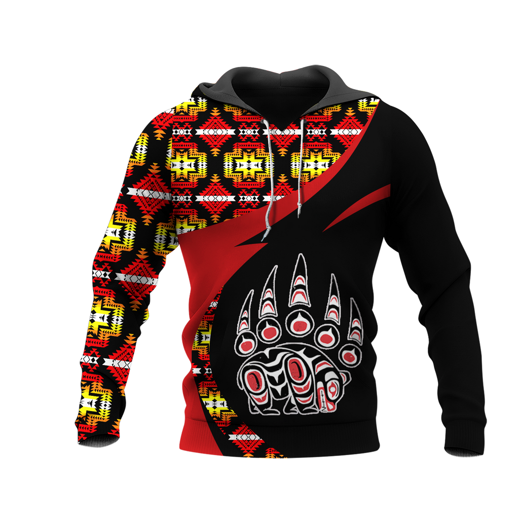 Powwow StoreHD0011298 Pattern Native Pride 3D Hoodie