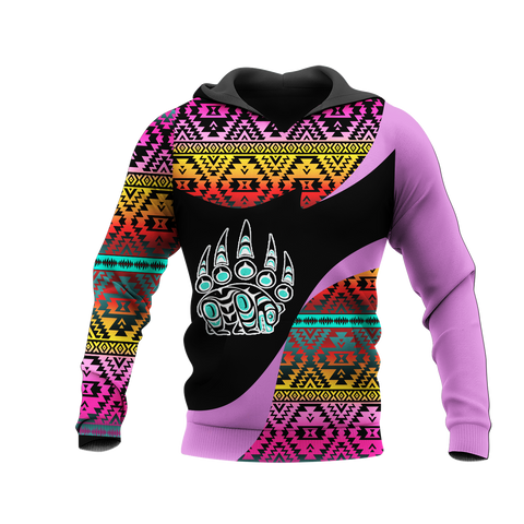 Powwow StoreHD0012017 Pattern Native Pride 3D Hoodie