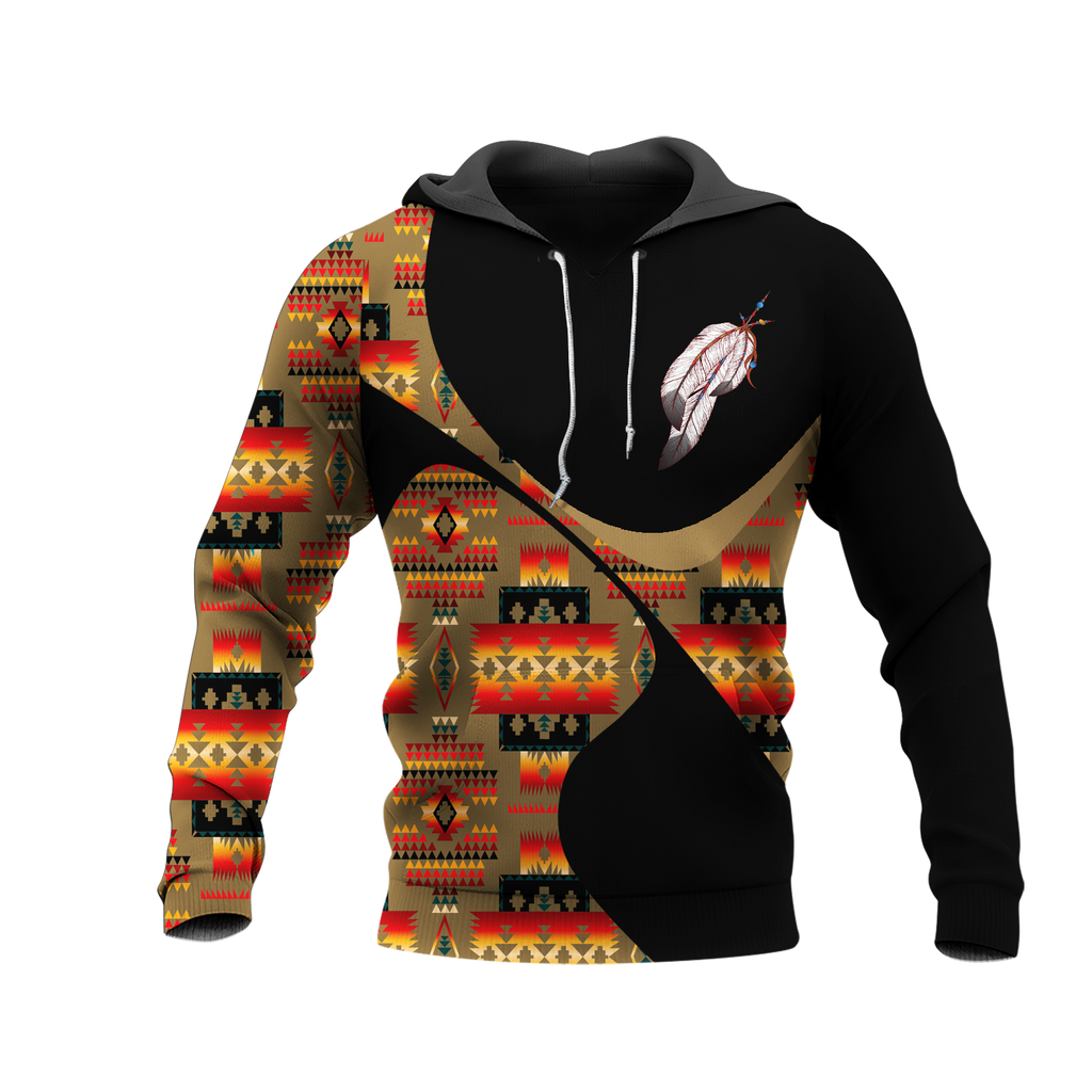 Powwow StoreHD0011670 Pattern Native Pride 3D Hoodie