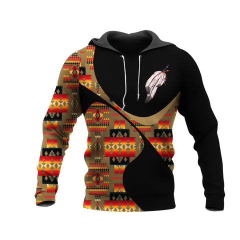 Powwow StoreHD0011670 Pattern Native Pride 3D Hoodie