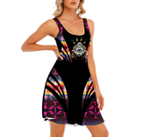 TVD0025 Pattern Native Women's Tank Vest Dress