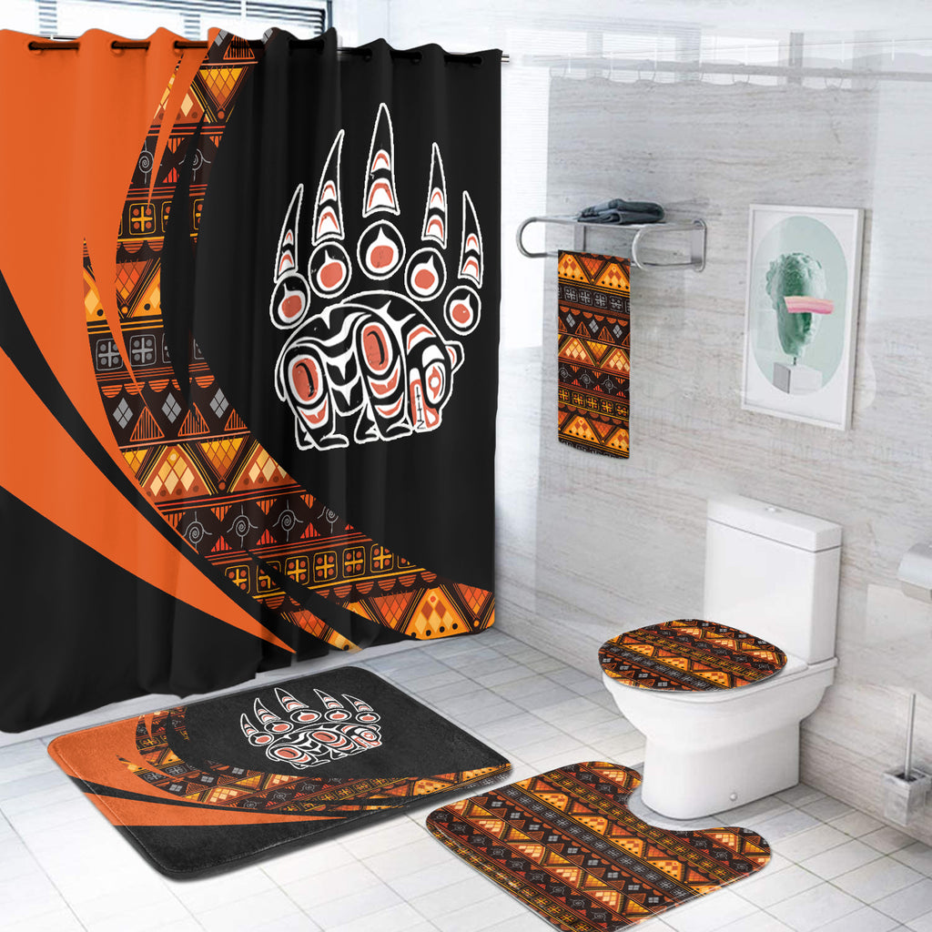 Powwow StoreBS000382 Pattern Native American Bathroom Set