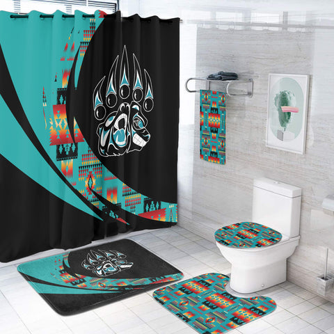 BS-000386 Pattern Native American Bathroom Set