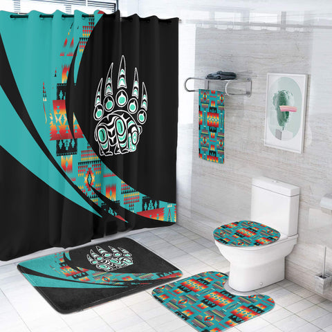BS-000387 Pattern Native American Bathroom Set