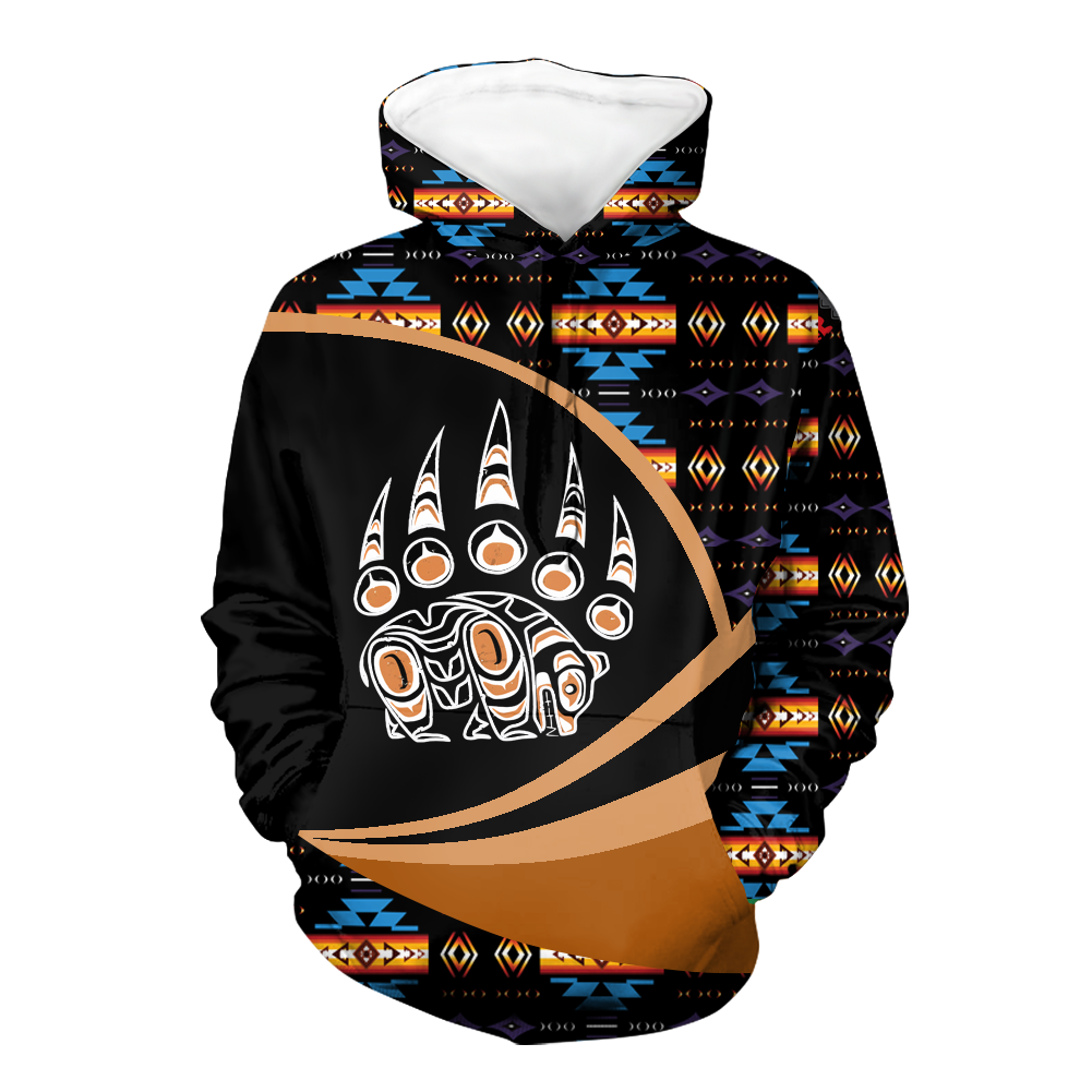 Powwow StoreHD0011502 Pattern Native Pride 3D Hoodie