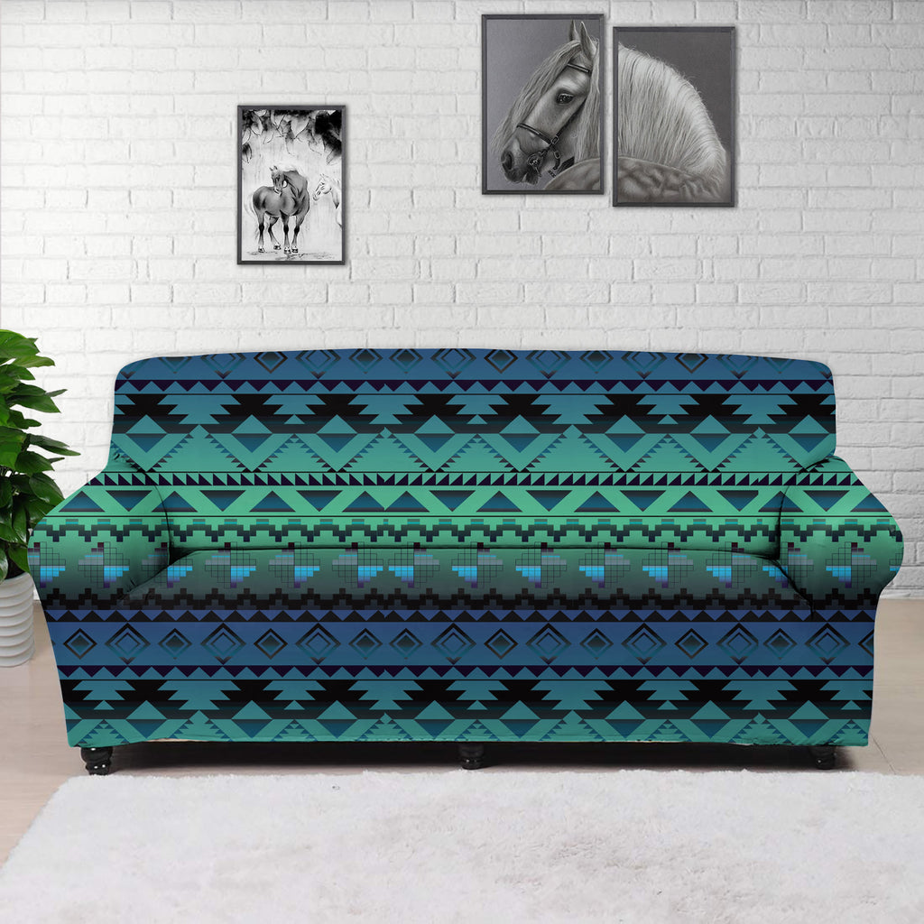 Powwow StoreGBNAT00601  Native Tribal Pattern Native Sofa Cover