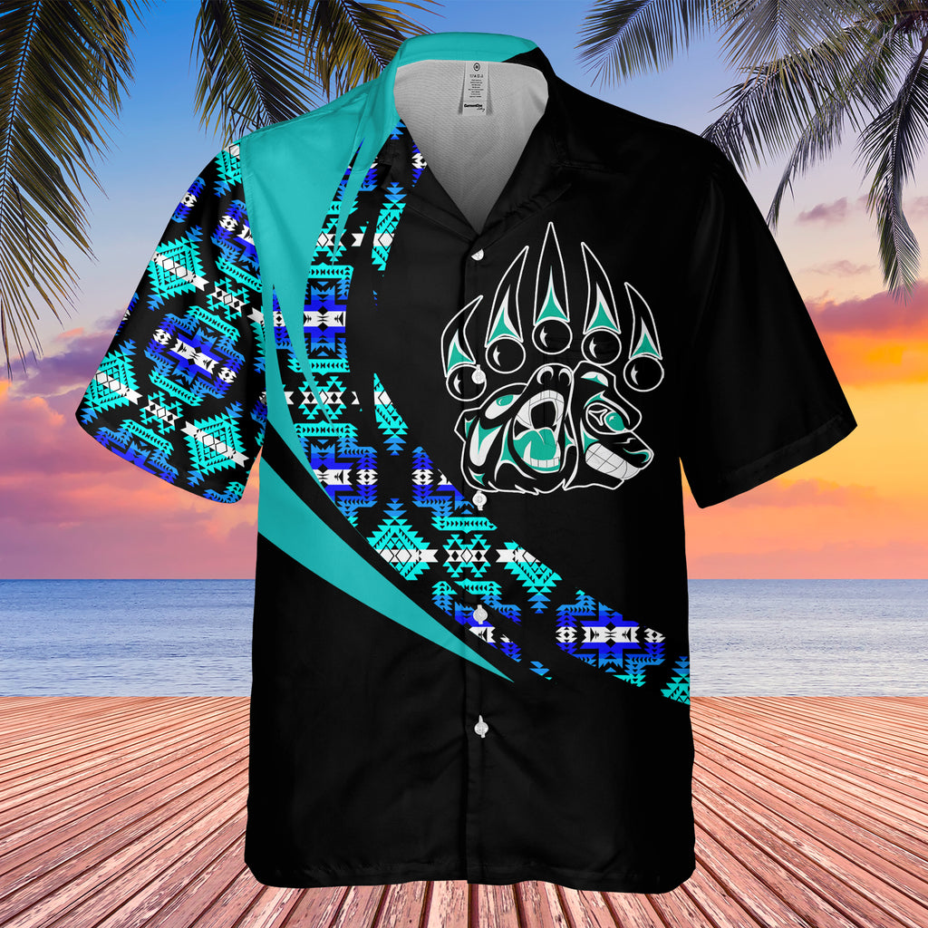 GB-HW000863 Tribe Design Native American Hawaiian Shirt 3D