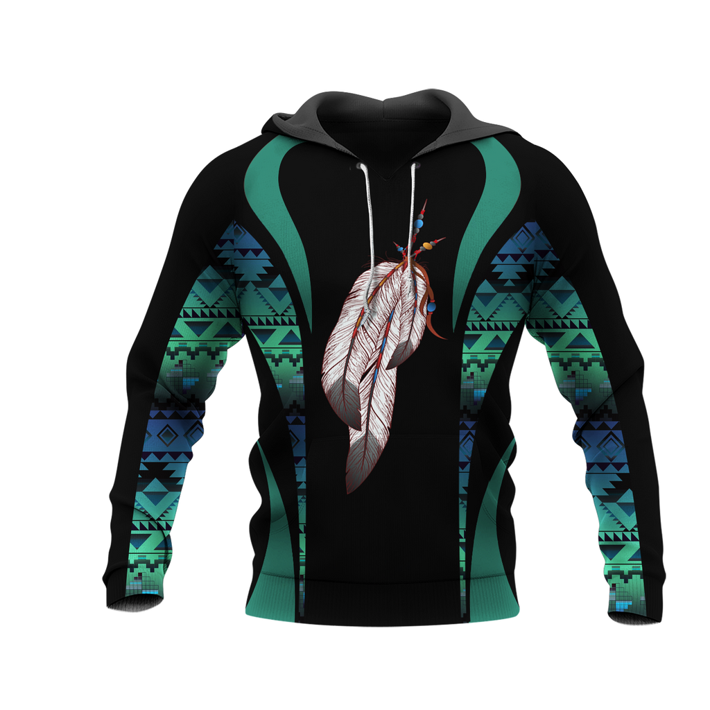 Powwow StoreHD0011562 Pattern Native Pride 3D Hoodie