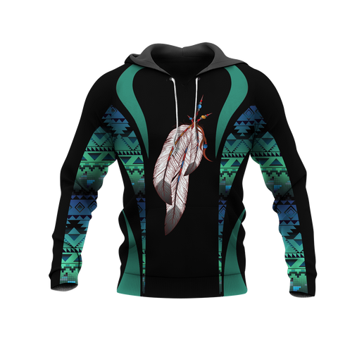 Powwow StoreHD0011562 Pattern Native Pride 3D Hoodie