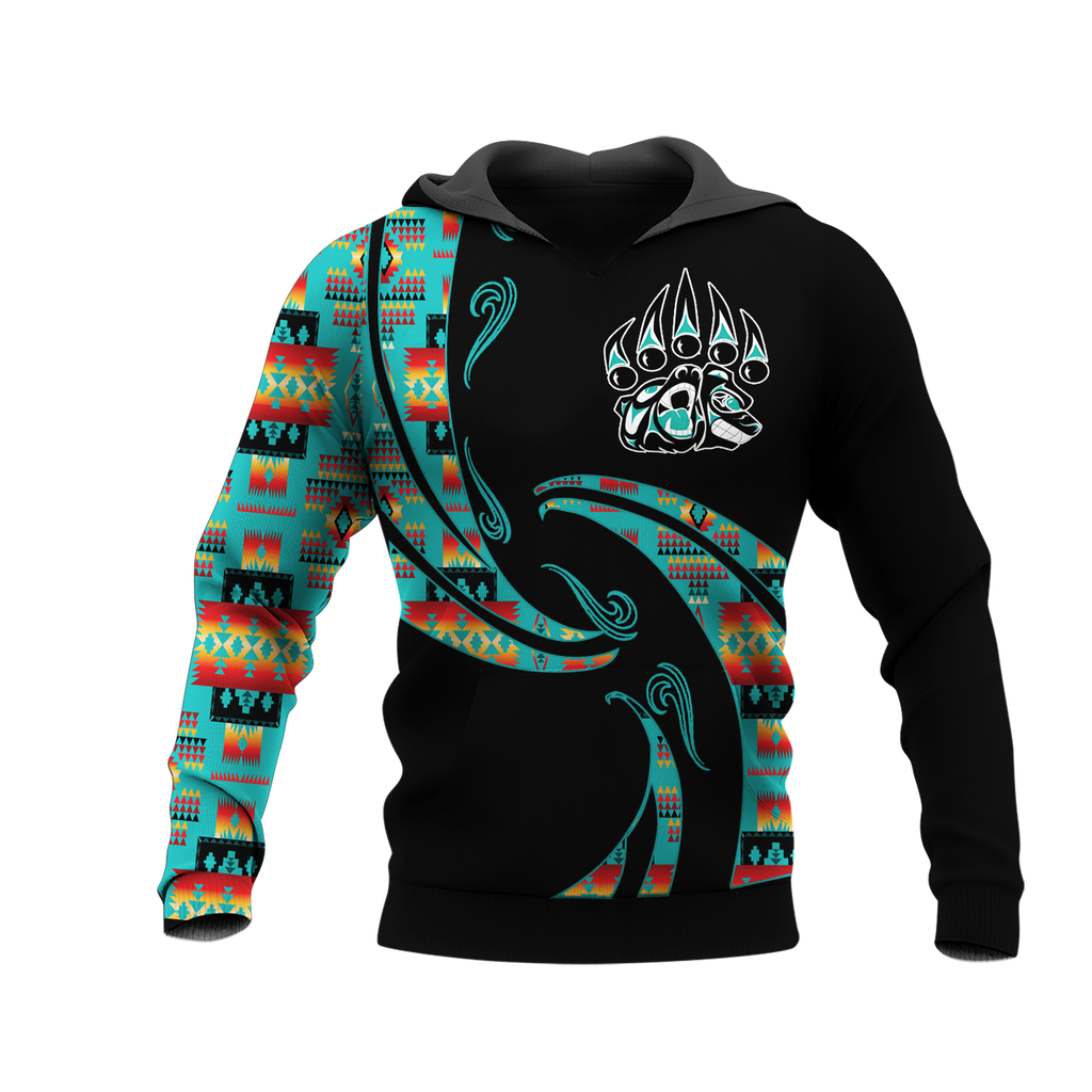 Powwow StoreHD0012381 Pattern Native Pride 3D Hoodie