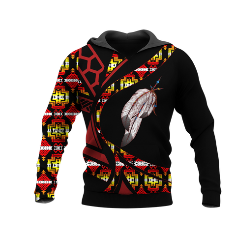 Powwow StoreHD0012411 Pattern Native Pride 3D Hoodie