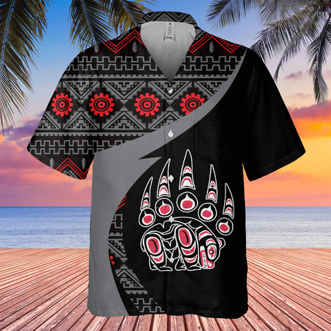 GB-HW000991 Tribe Design Native American Hawaiian Shirt 3D