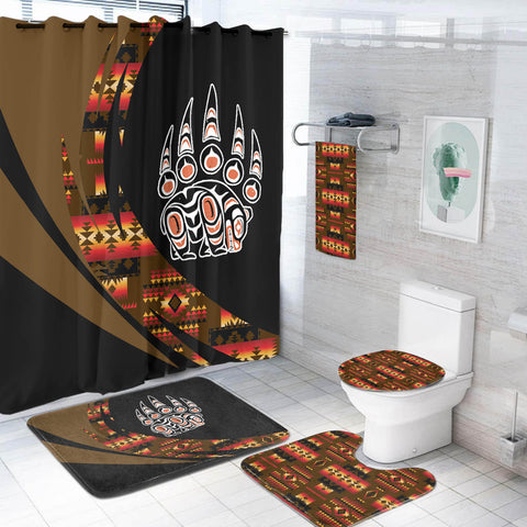 BS-000390 Pattern Native American Bathroom Set