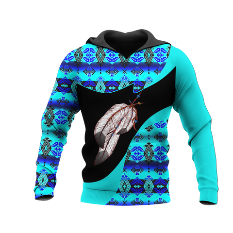 Powwow StoreHD0012018 Pattern Native Pride 3D Hoodie