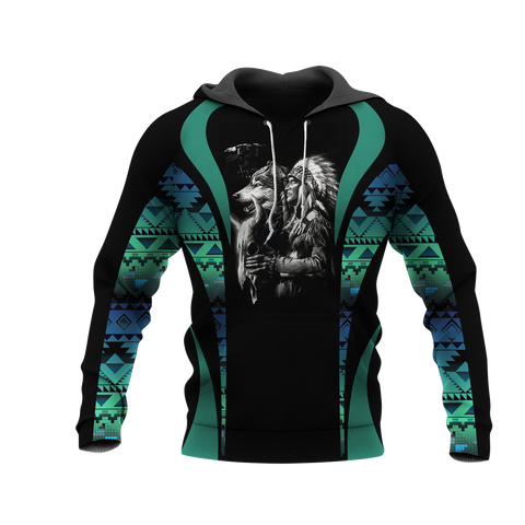 Powwow StoreHD0011563 Pattern Native Pride 3D Hoodie