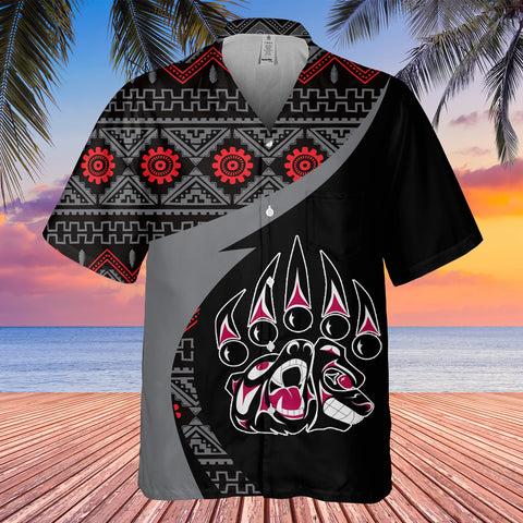 GB-HW000992 Tribe Design Native American Hawaiian Shirt 3D