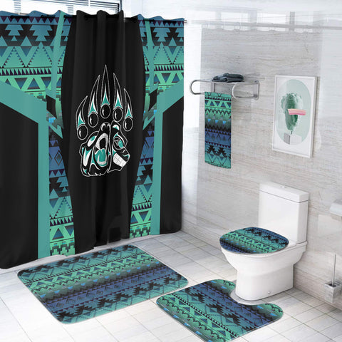 BS-000403 Pattern Native American Bathroom Set