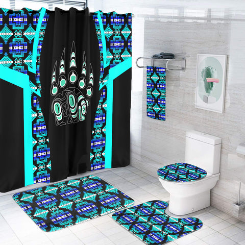 BS-000404 Pattern Native American Bathroom Set