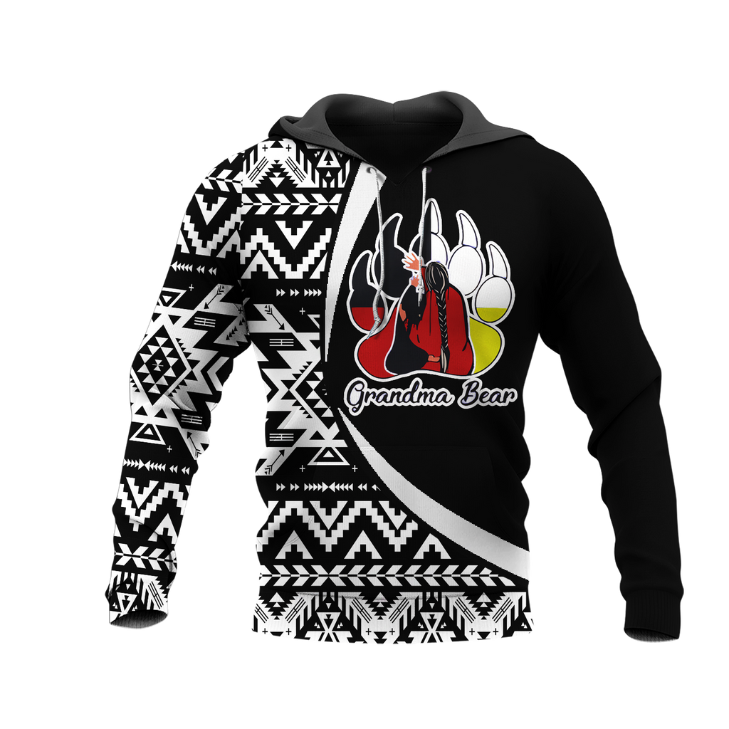 Powwow StoreHD0012247 Pattern Native Pride 3D Hoodie