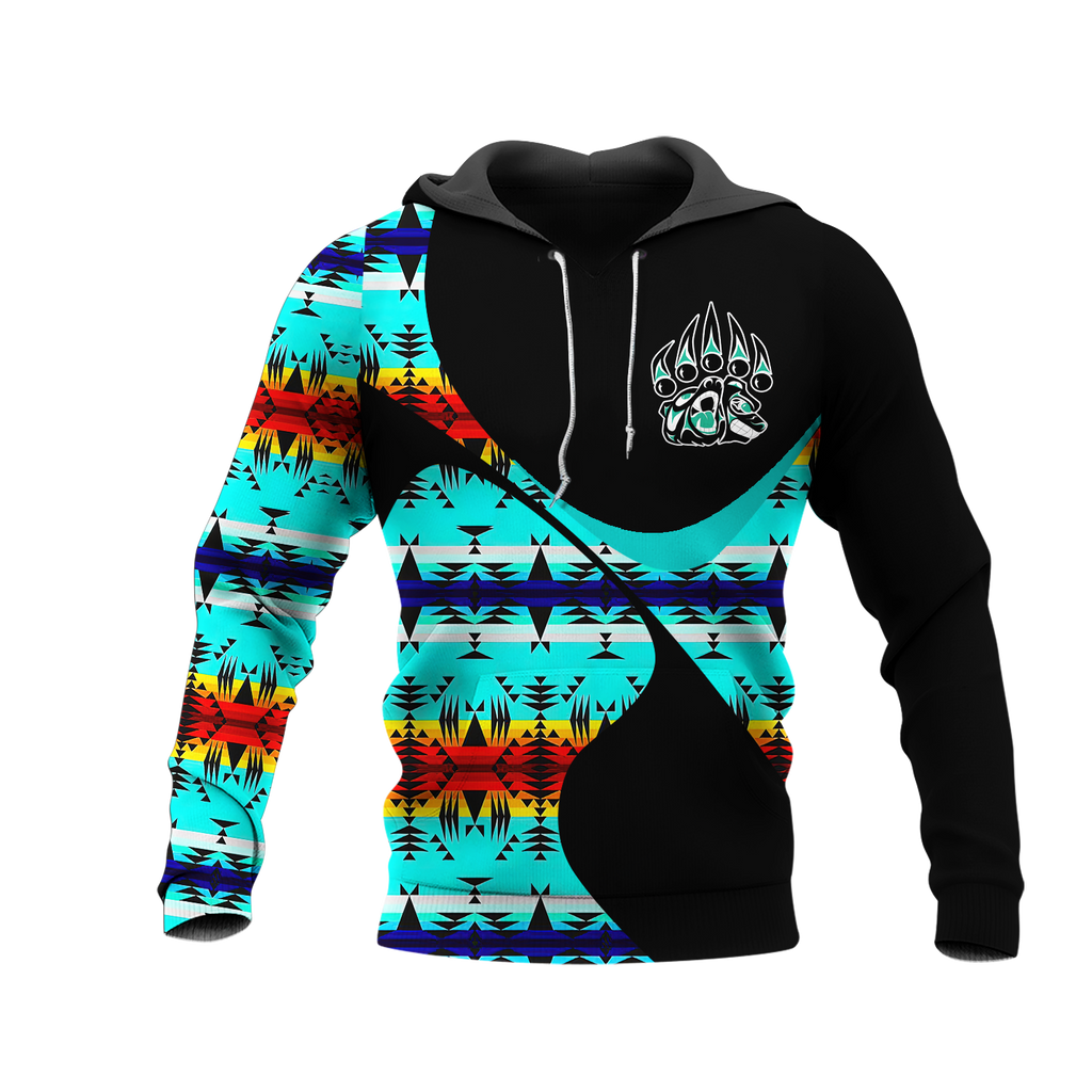 Powwow StoreHD0011673 Pattern Native Pride 3D Hoodie