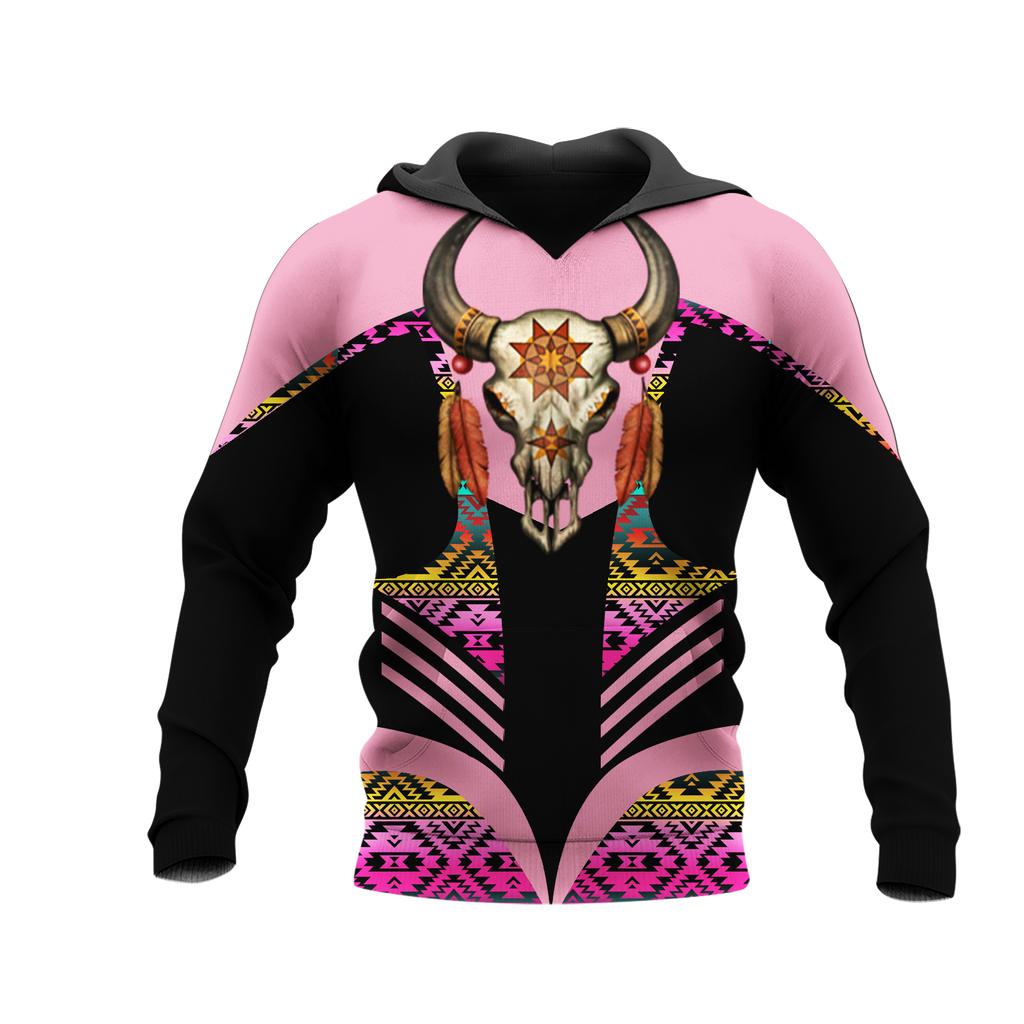 Powwow StoreHD001197 Pattern Native Pride 3D Hoodie