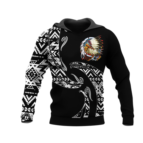 Powwow StoreHD0012383 Pattern Native Pride 3D Hoodie