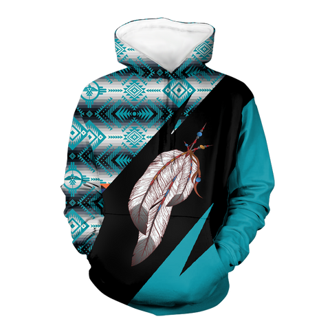 Powwow StoreHD0012164 Pattern Native Pride 3D Hoodie