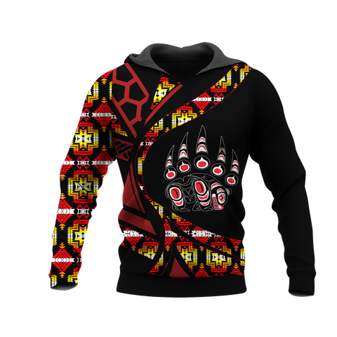 Powwow StoreHD0012413 Pattern Native Pride 3D Hoodie