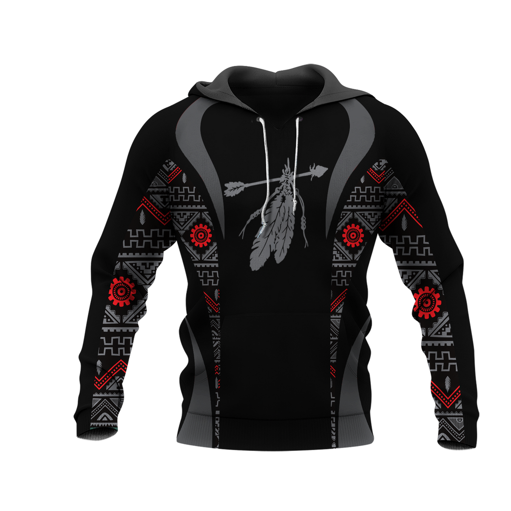 Powwow StoreHD0011564 Pattern Native Pride 3D Hoodie