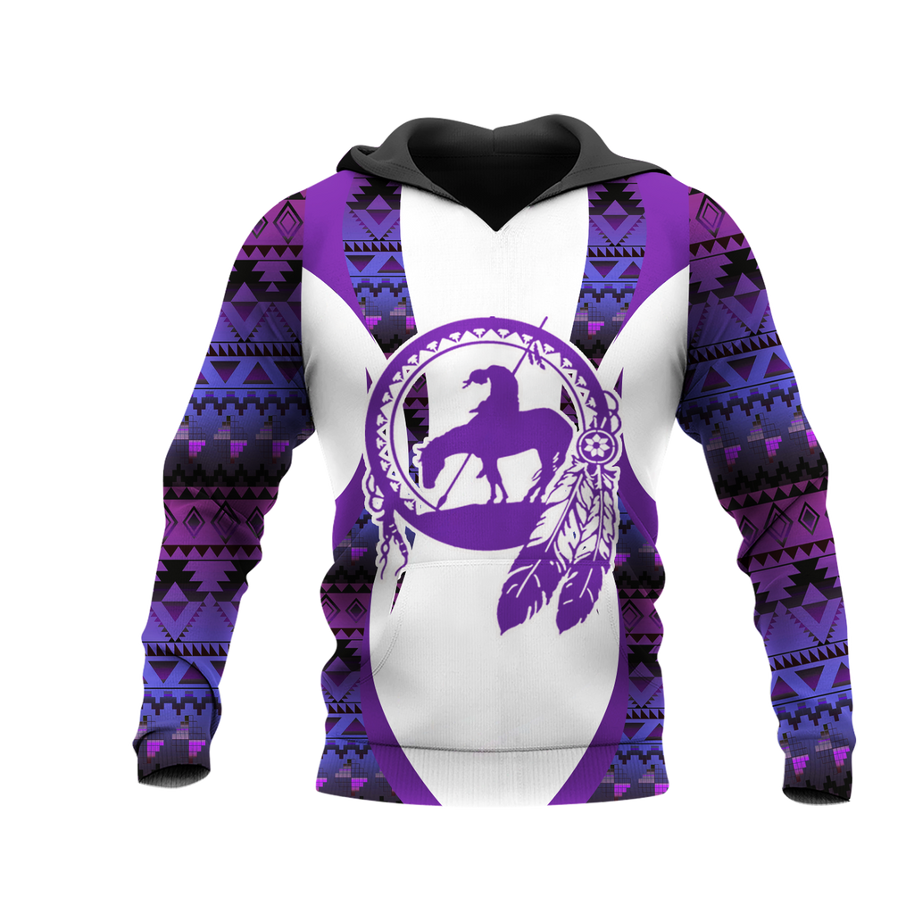 Powwow StoreHD0012181 Pattern Native Pride 3D Hoodie