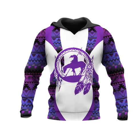 Powwow StoreHD0012181 Pattern Native Pride 3D Hoodie