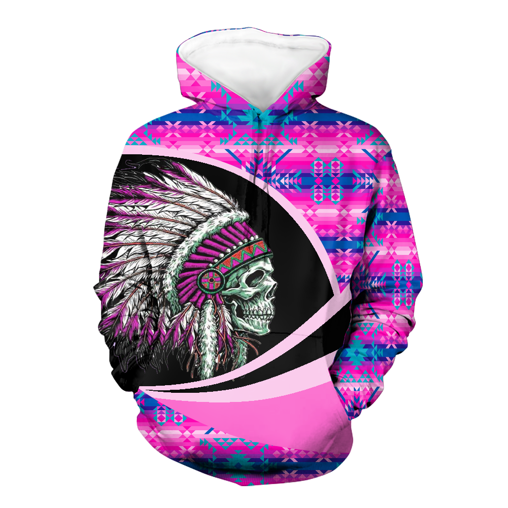 Powwow StoreHD0011503 Pattern Native Pride 3D Hoodie